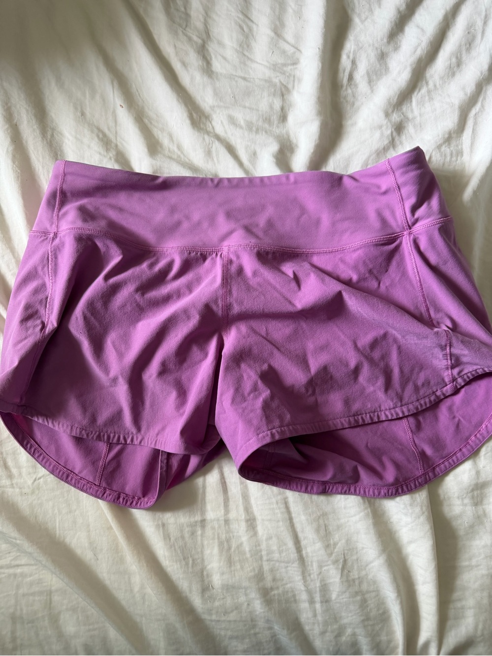 lululemon athletica Lavender-Pink High-Rise Running Shorts